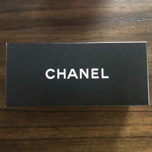 CHANEL Black CC Logo and Tweed Sunglasses